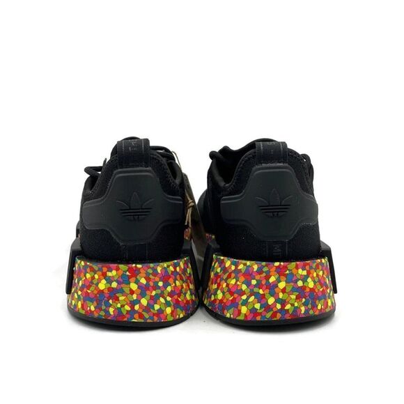 Adidas NMD R1 Men Sz 11 Casual Running Shoe Black Multicolor Trainer Sneaker NEW - Picture 9 of 11